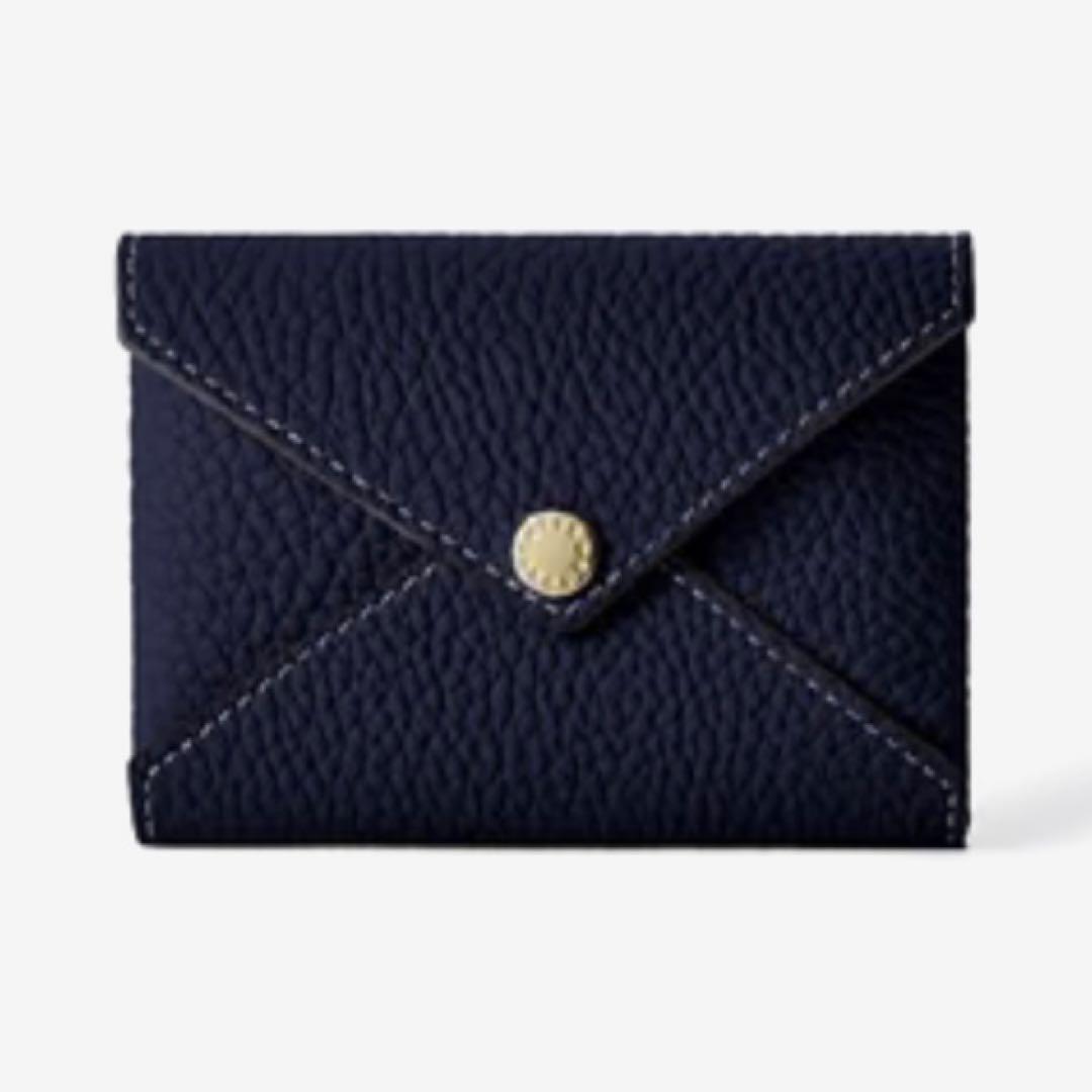 【新品】 ボナベンチュラ エンベロープ カードケース ネイビー