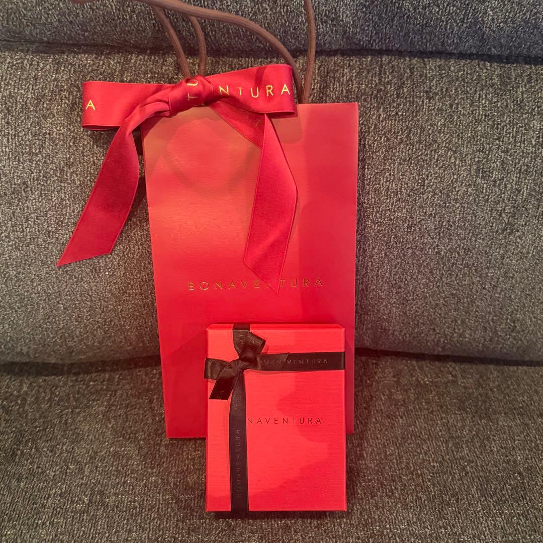 【新品】 ボナベンチュラ エンベロープ カードケース ネイビー