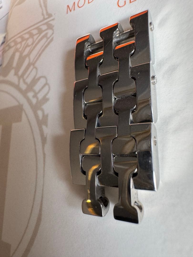 HERMES☆Hウォッチ☆HH1210シルバー3コマ14mm未使用保証書あり