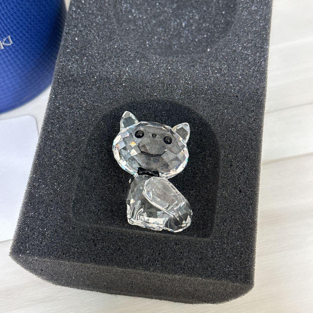 SWAROVSKI クリスタルガラス 猫 ペルシャ キティ　スワロフスキー