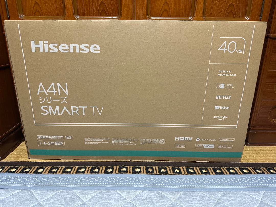 土日価格早い者勝ちHisense 40A4N スマートテレビ
