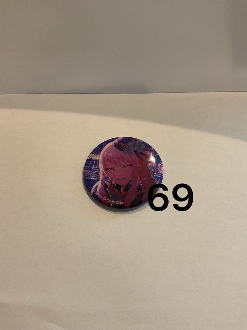 プロセカ　グリッター缶バッジ　グリ缶　34A 暁山瑞希