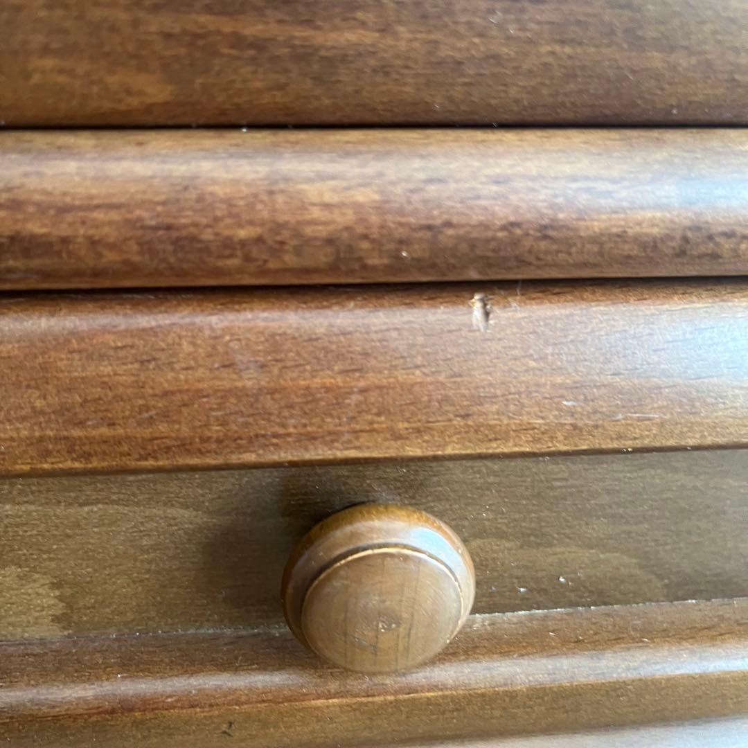 カリモク　電話台/サイドチェスト　キャビネット