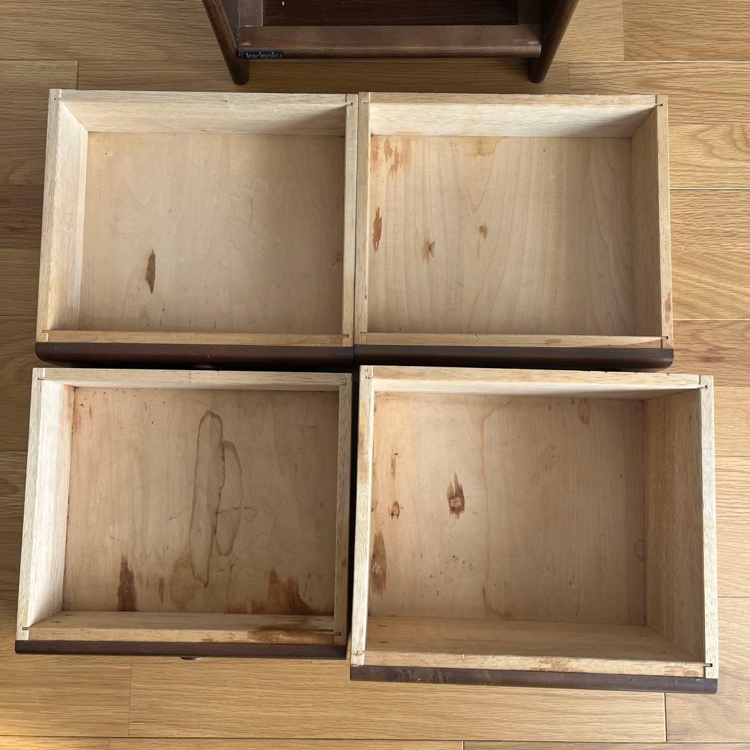 カリモク　電話台/サイドチェスト　キャビネット