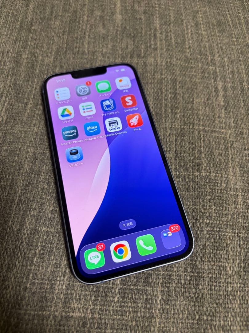 【ジャンク】Apple iPhone 14 本体 ブルー