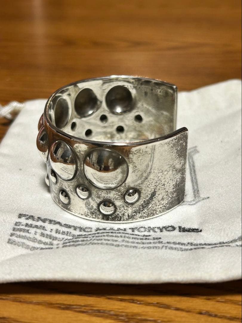 FANTASTIC MAN シルバーバングル ドットデザイン