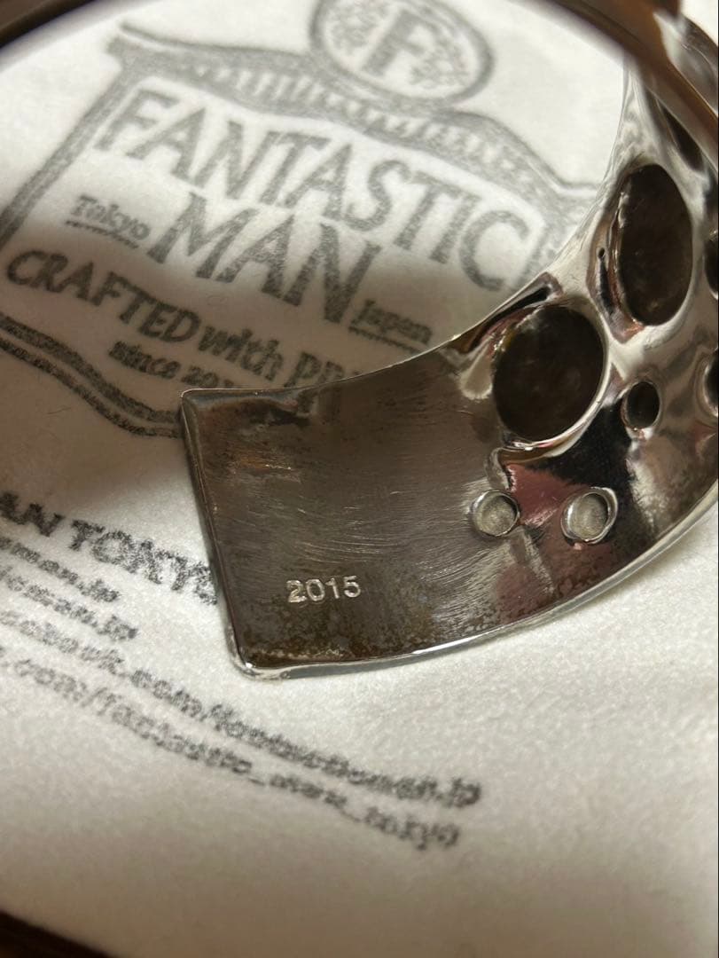 FANTASTIC MAN シルバーバングル ドットデザイン