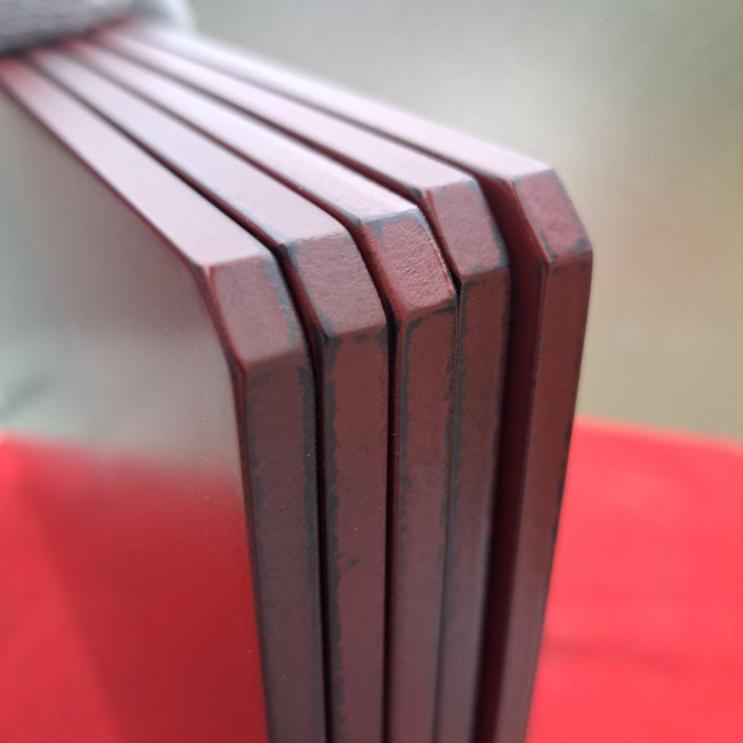 【越前漆器　尺4サイズ　長角ランチョンマット×5客】木製※MDF　瓢箪柄　根来