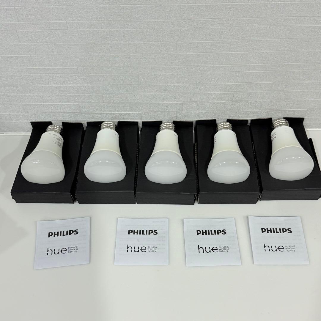 PHILIPS Hue A60 LED スマート電球 5個セット