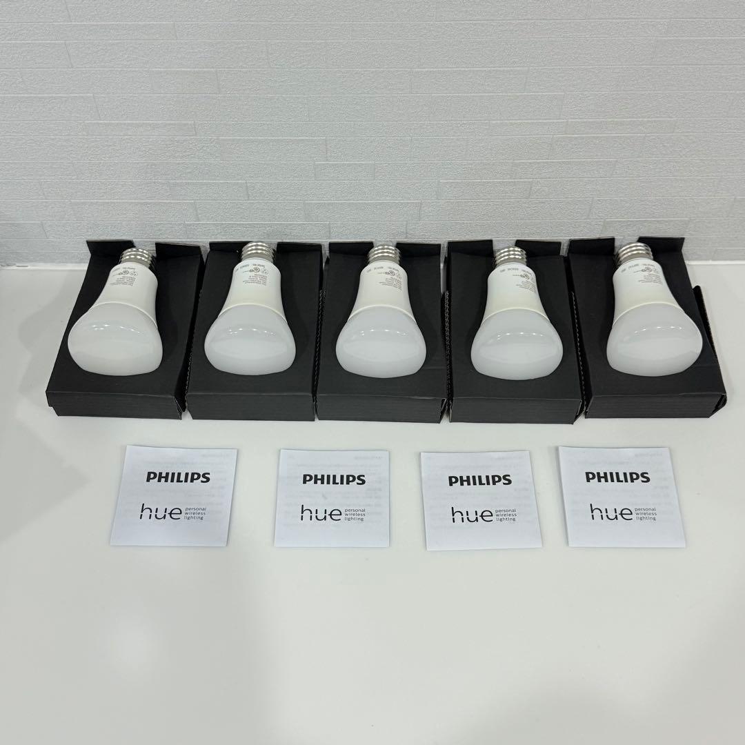 PHILIPS Hue A60 LED スマート電球 5個セット