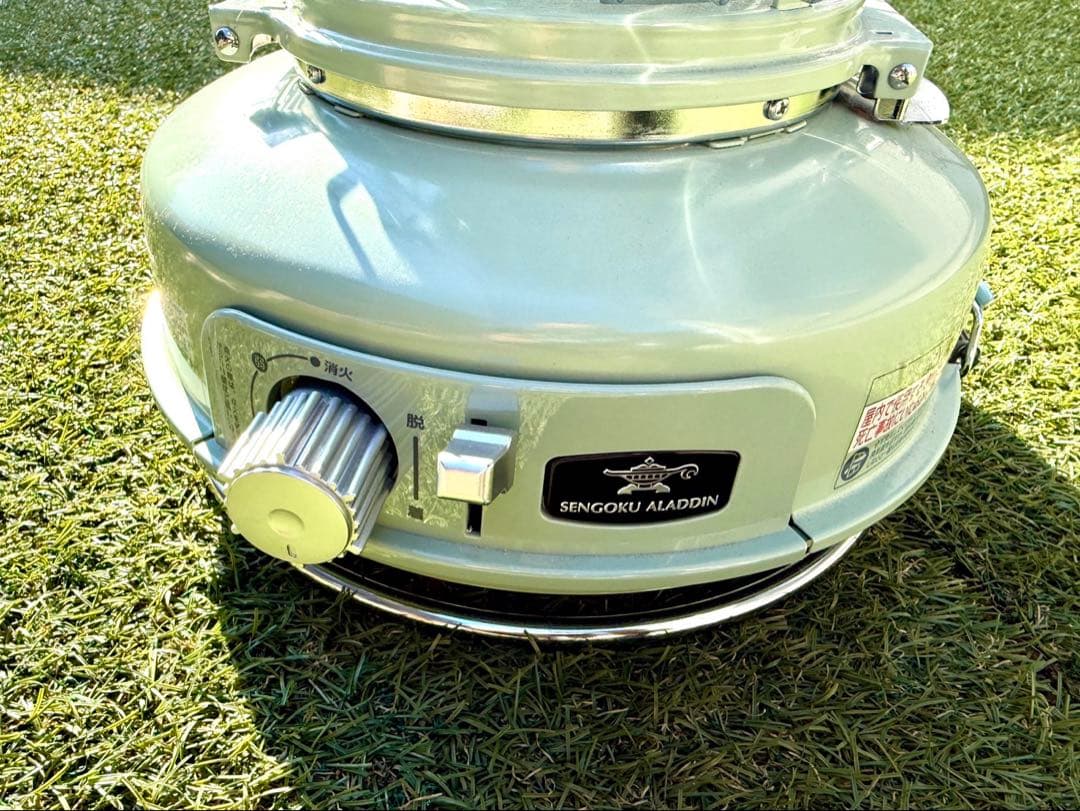 【未使用・箱無し】センゴク アラジン　ガスストーブ　グリーン