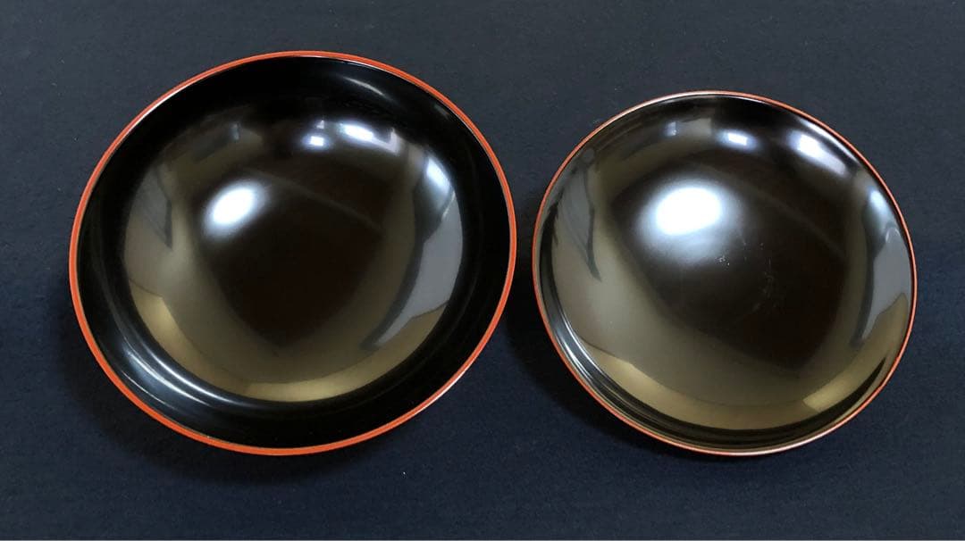 割引❗️《R》懐石 柏葉蒔絵 煮物椀5客 雑煮椀 木製漆器 250911H5