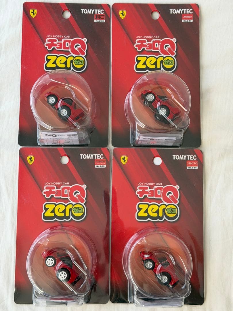 チョロQzero Ferrari 4台 F40 F50 F355 250GTO