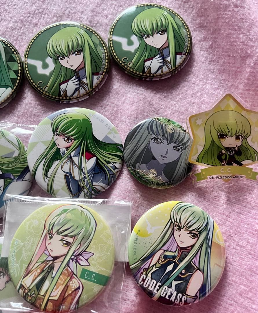 コードギアス C.C. 缶バッジ まとめ売り