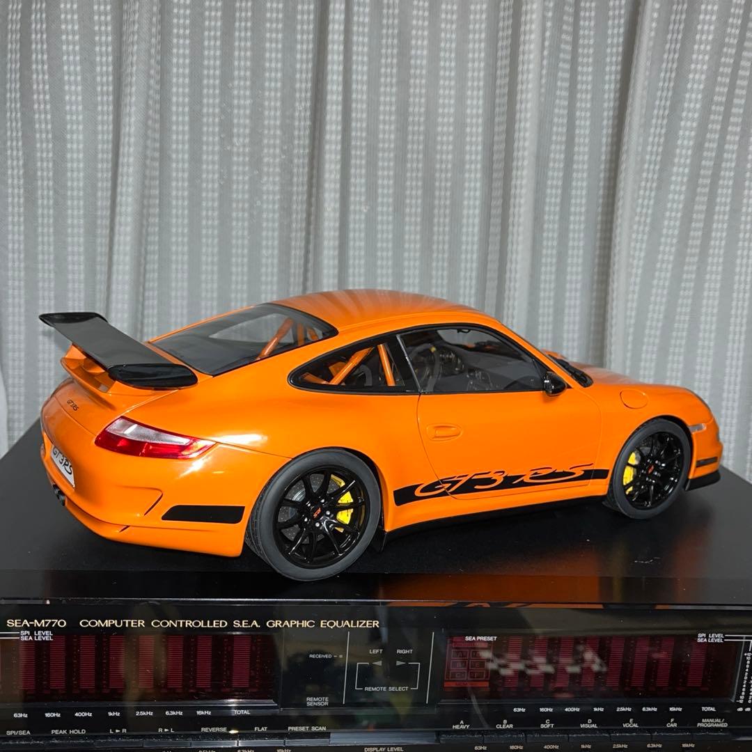 【絶版】オートアート，ポルシェ GT3 RS （1/12オレンジ）
