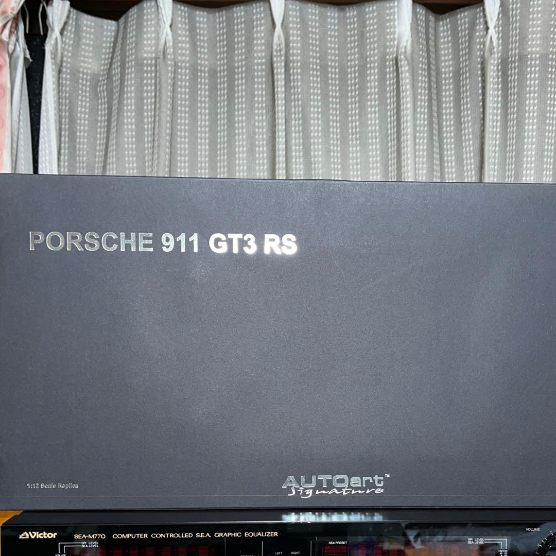 【絶版】オートアート，ポルシェ GT3 RS （1/12オレンジ）