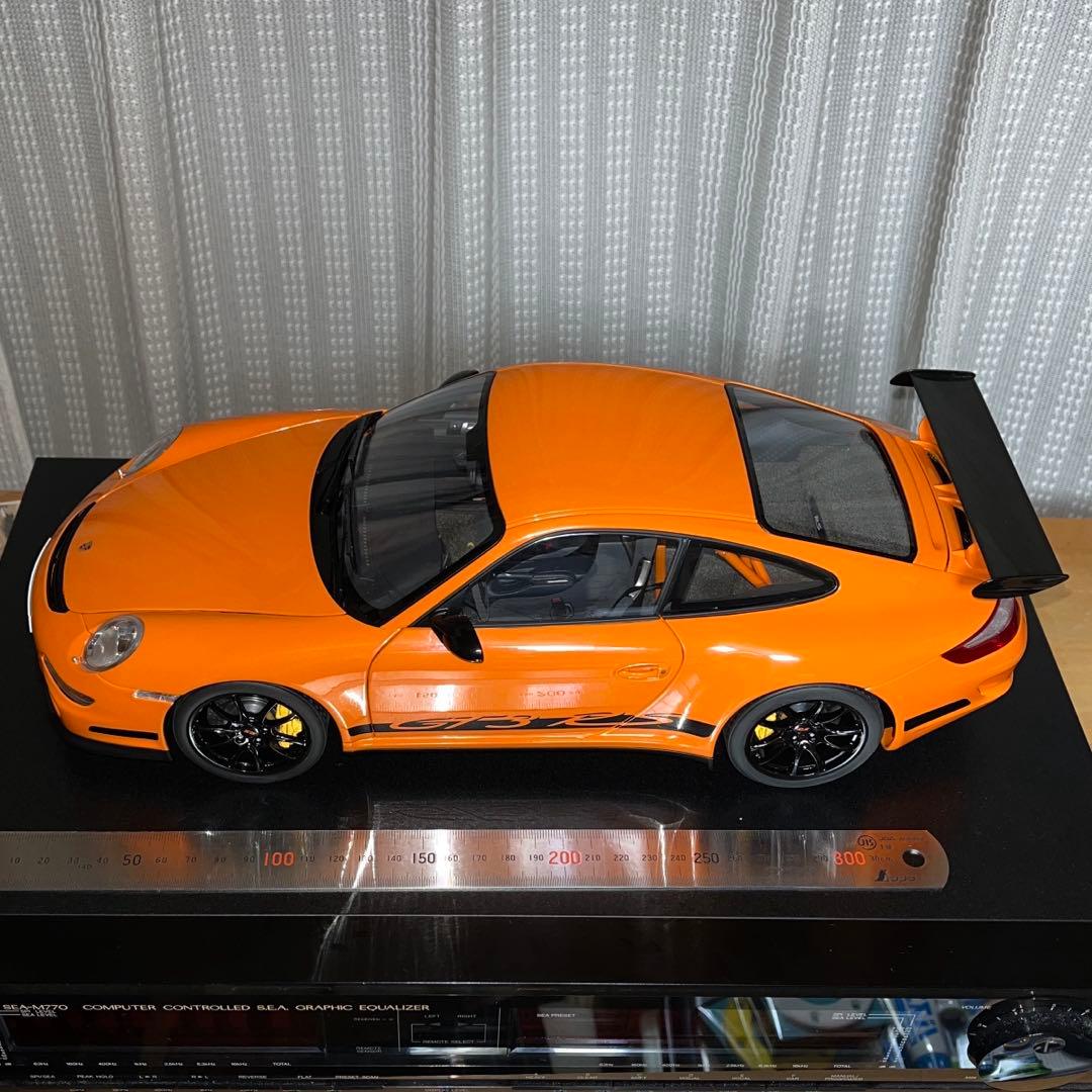 【絶版】オートアート，ポルシェ GT3 RS （1/12オレンジ）