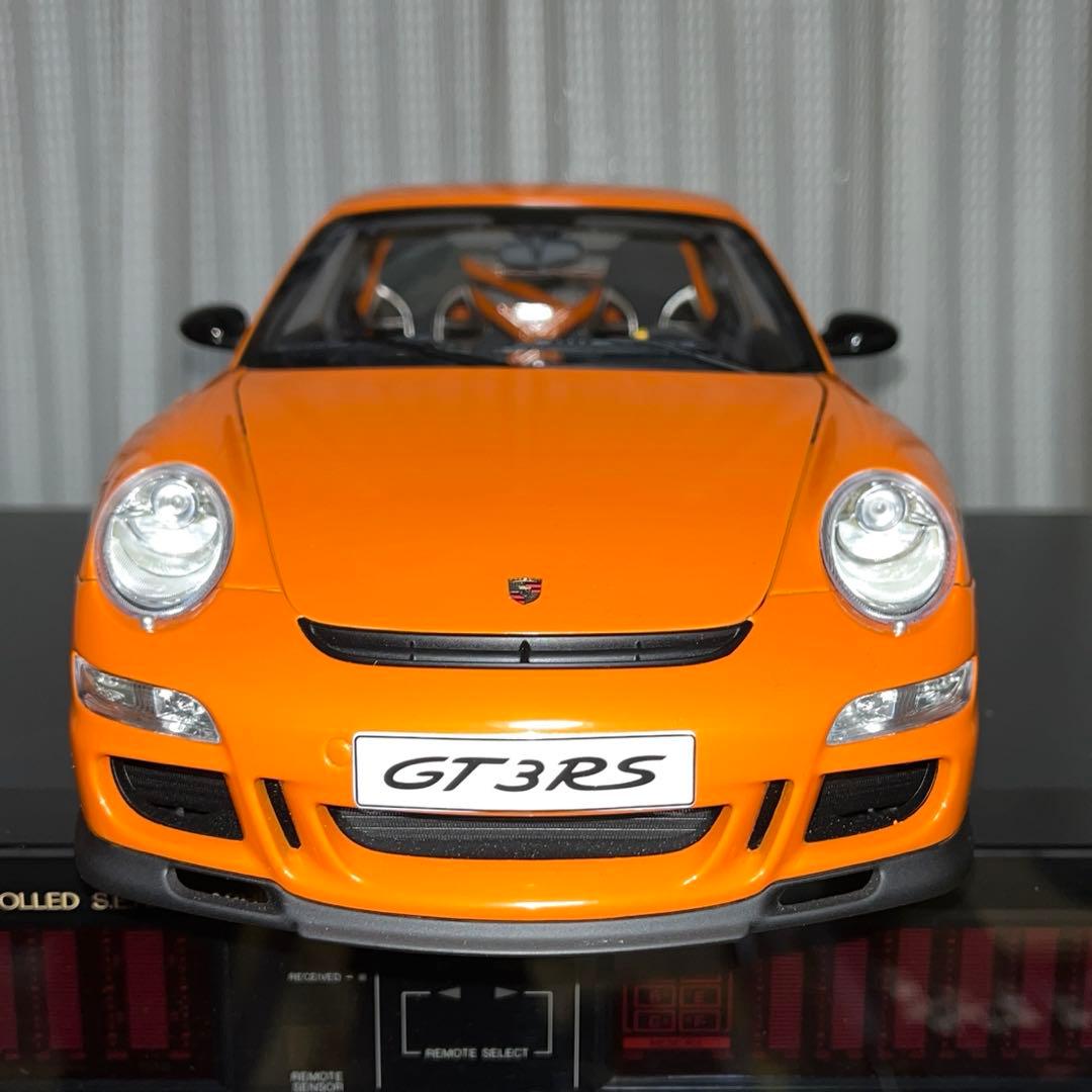 【絶版】オートアート，ポルシェ GT3 RS （1/12オレンジ）
