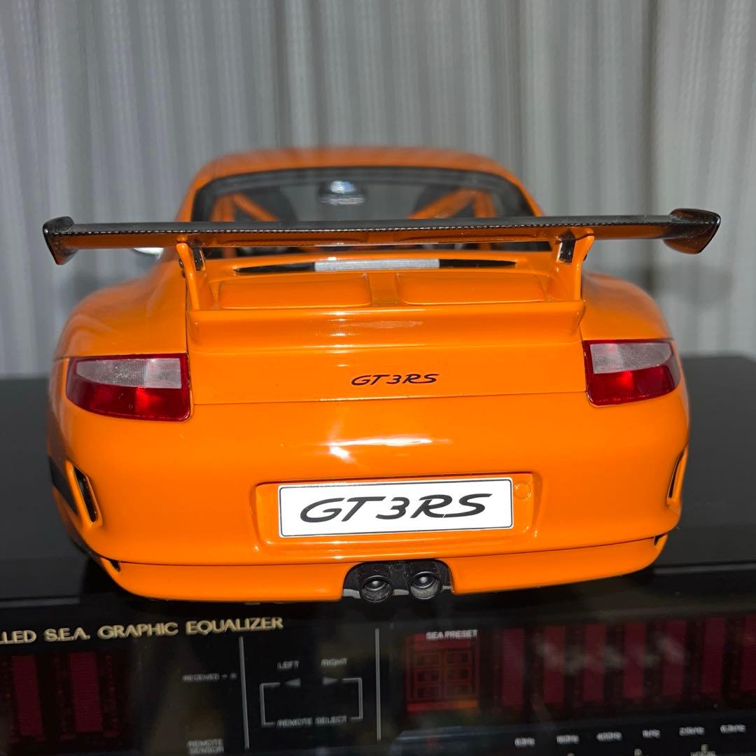 【絶版】オートアート，ポルシェ GT3 RS （1/12オレンジ）