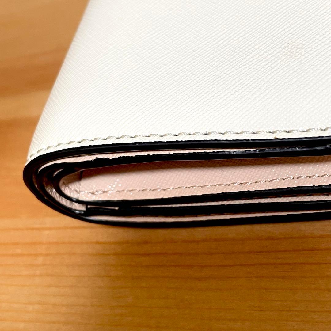 極美品 THE Snapshot Compact Wallet White