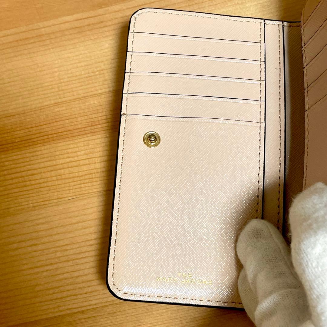 極美品 THE Snapshot Compact Wallet White