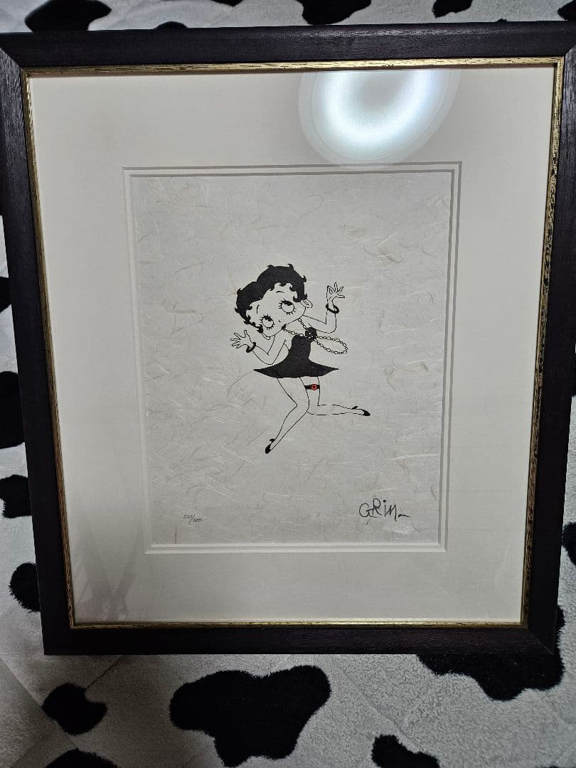 鑑定書/シリアル/サイン付 ベティちゃん グリム・ナトウィック リトグラフ 版画
