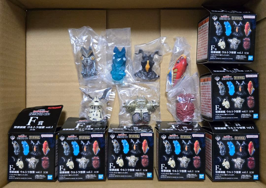 一番くじ ウルトラマンシリーズ 　怪獣頭鑑 ウルトラ怪獣vol.1 コンプセット