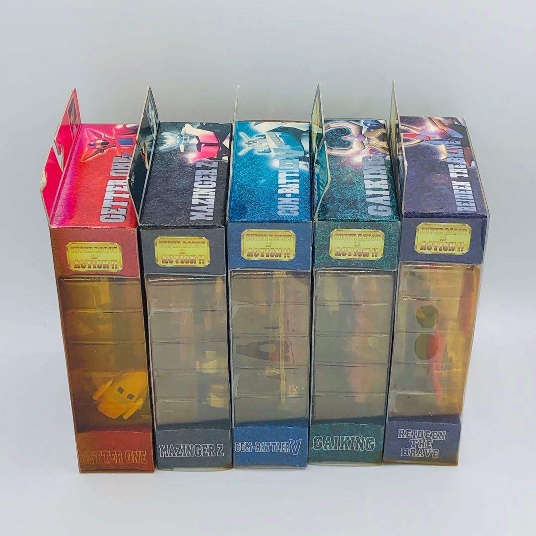 スーパーロボットインアクション ガイキング ライディーン 全5点セット 現状品