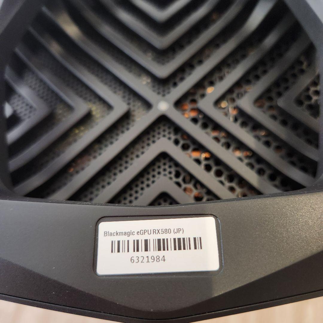 Blackmagic Design eGPU RX580　美品