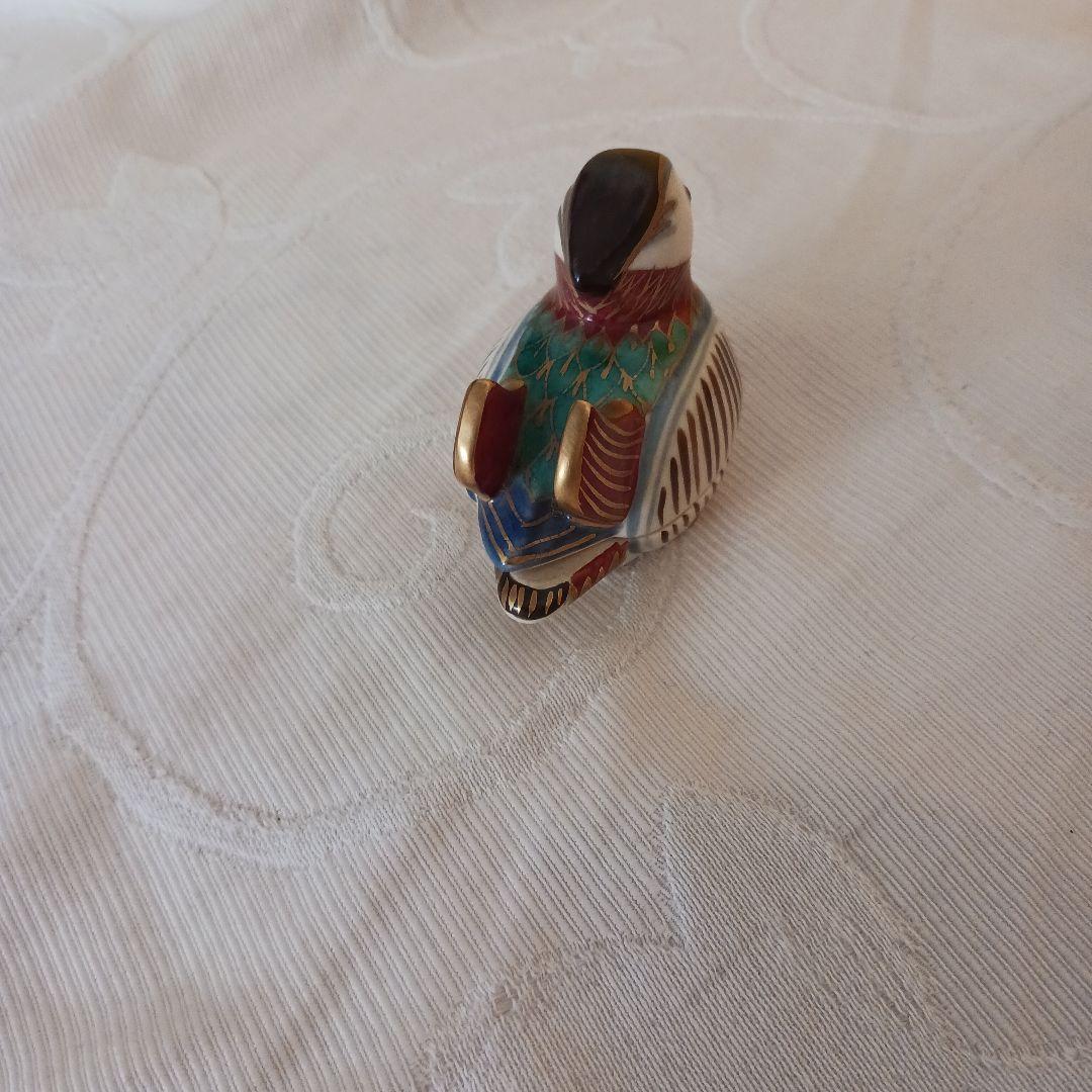 陶器製 鴛鴦香合