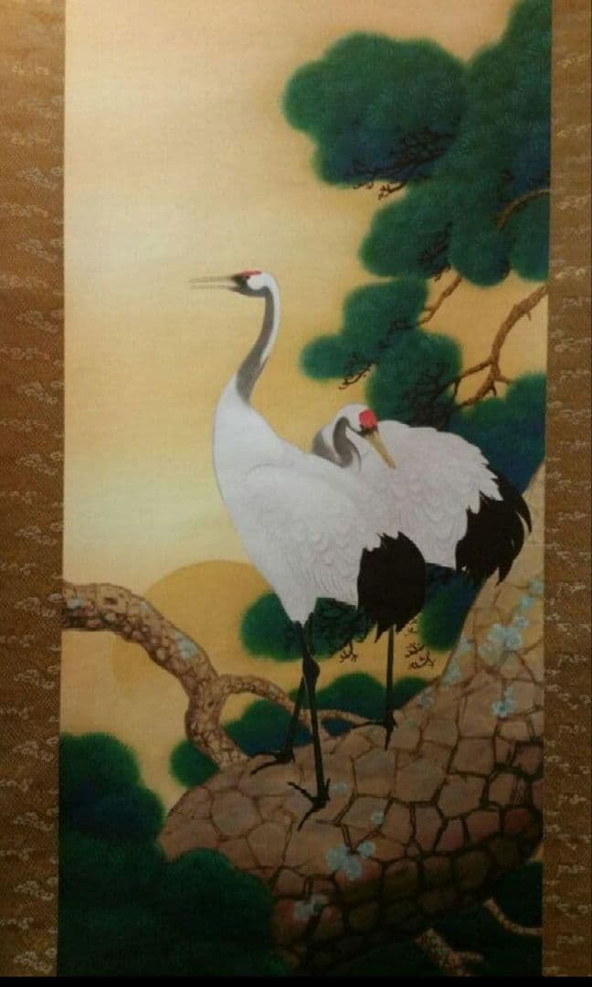 712*Z37絵画 日本画掛軸 茶掛軸 玉堂 骨董 掛け軸