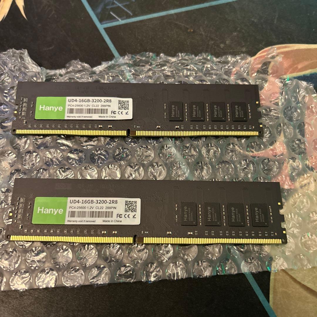Hanye DDR4メモリ 16GB×2 32GB