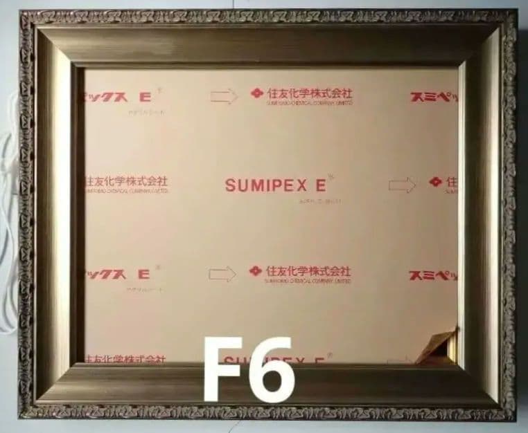 額縁 油彩 Ｆ６ アクリル板 未使用【送料込・匿名発送】