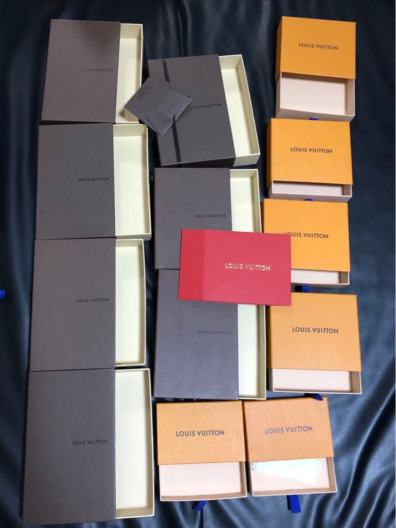 ルイヴィトン　財布箱　小物類箱　財布小物用保存袋　リボン等まとめ売り　限定箱有
