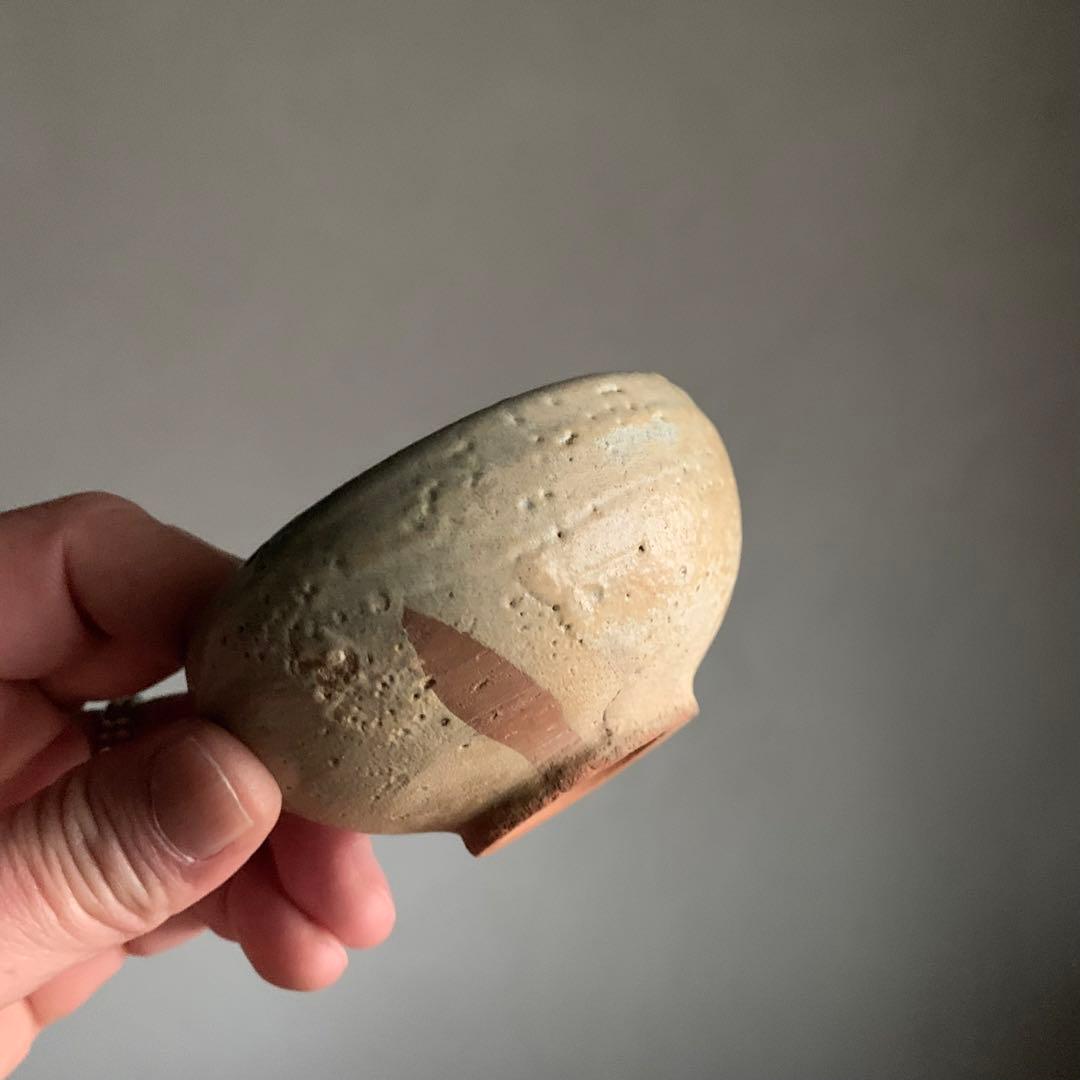 高麗青磁 白象嵌 盃 三島盃 14世紀頃 酒器 ぐい呑み 古美術 古道具