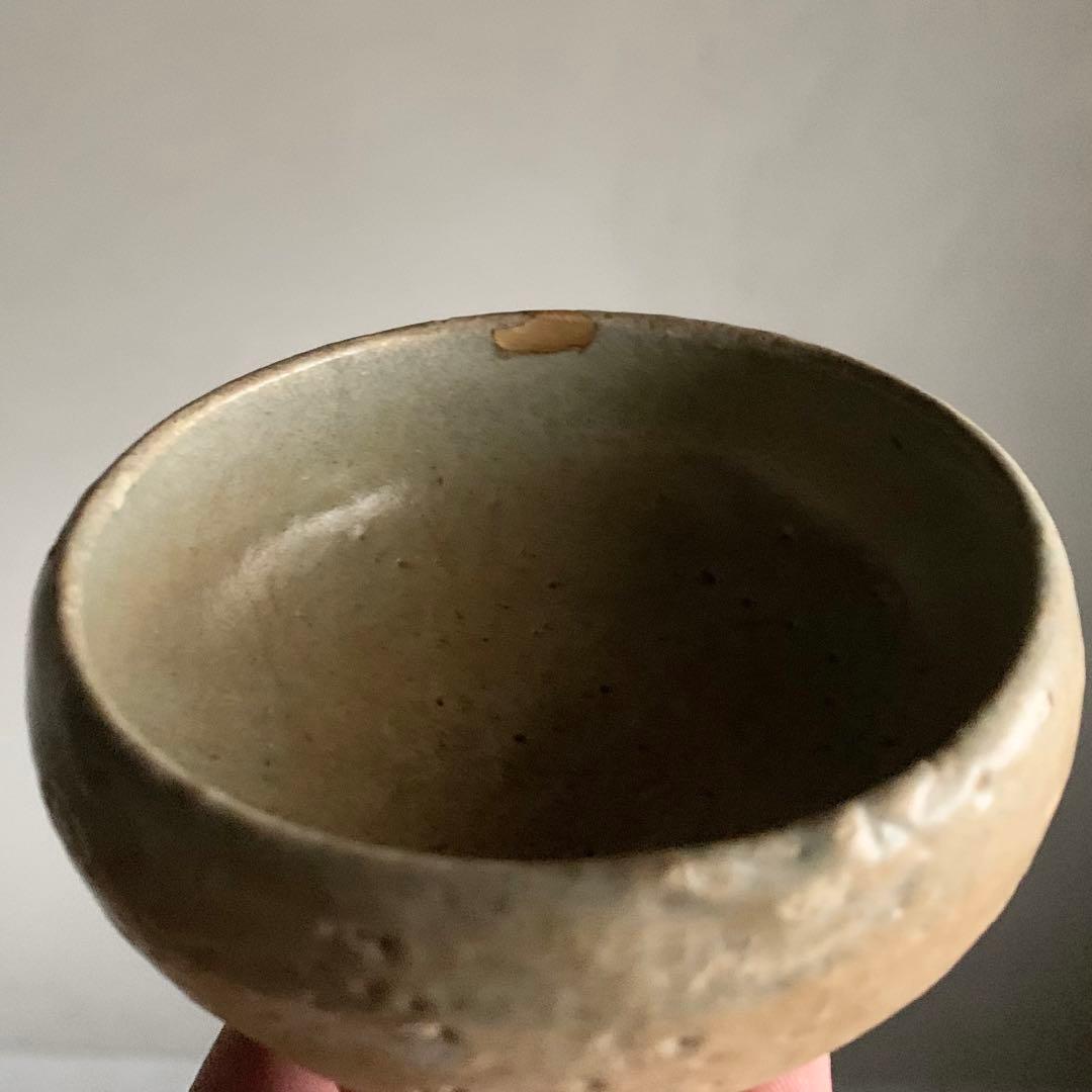 高麗青磁 白象嵌 盃 三島盃 14世紀頃 酒器 ぐい呑み 古美術 古道具