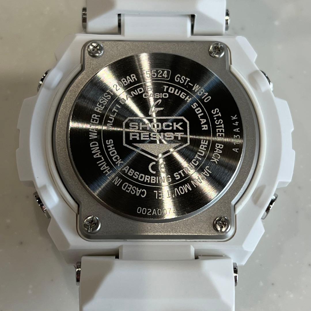 【極美品】G-SHOCK GST-W310　ホワイト　電波ソーラー　腕時計