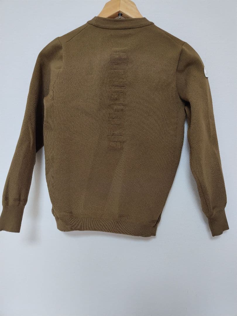 BRIEFING レディースゴルフウェア　クルーネックニット　キャメル　Mサイズ