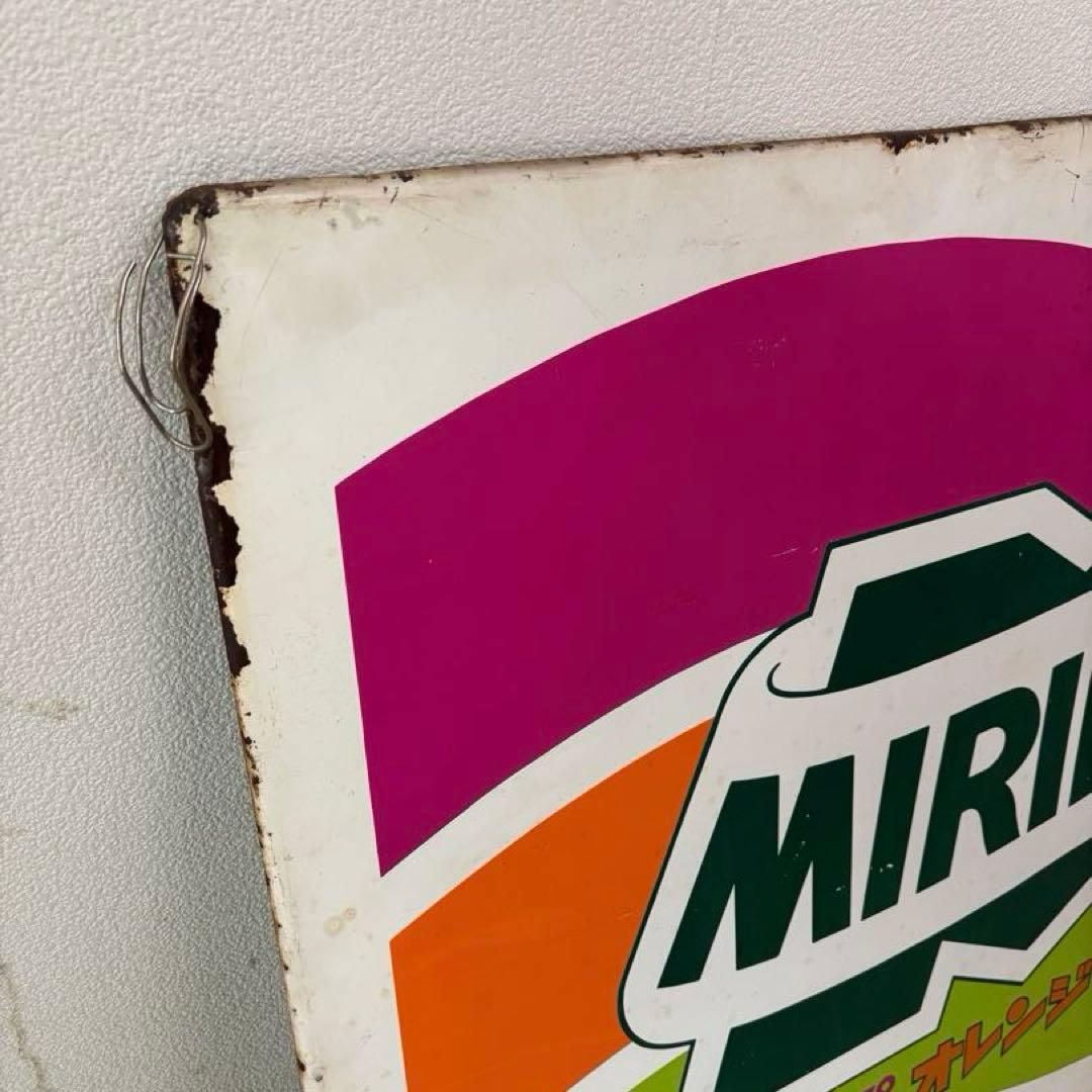 【ミリンダジュース】超大型看板⭐︎昭和レトロ⭐︎ヴィンテージ