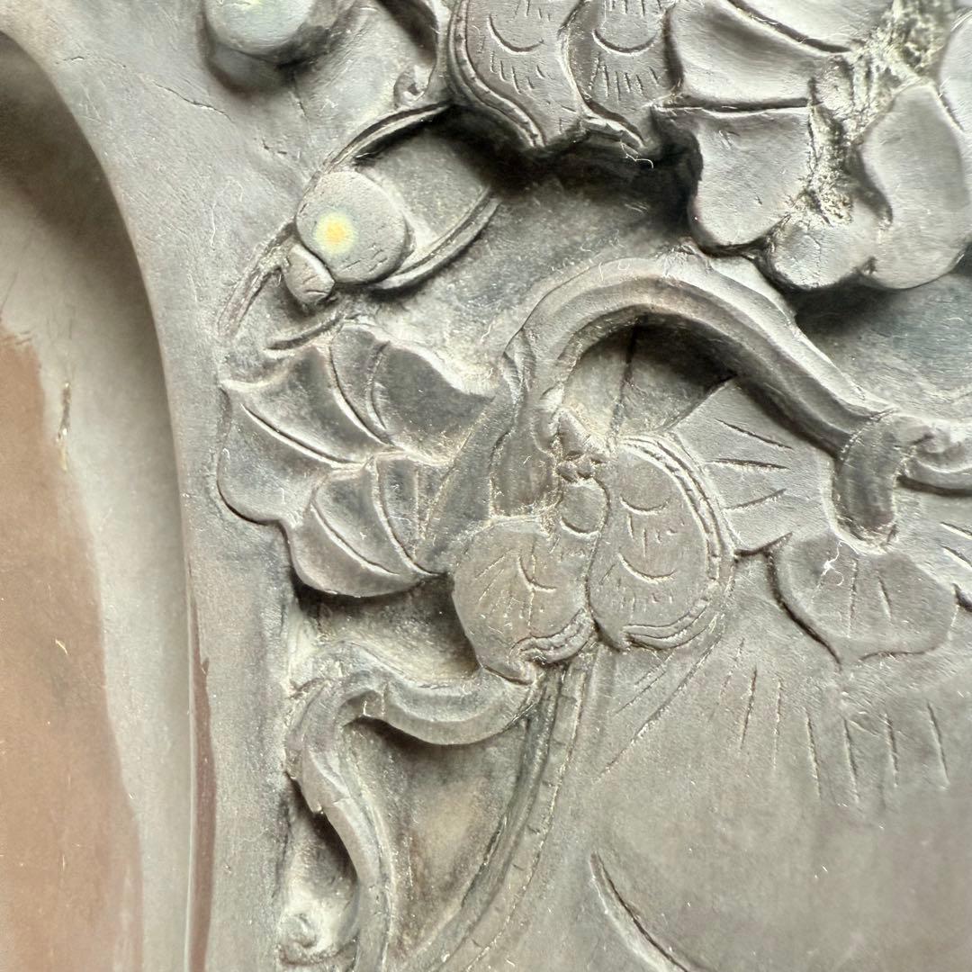 超限定出品18日20時迄‼️不世出‼️旧家蔵出書の極み端渓硯『瓜形硯』」②文房四宝