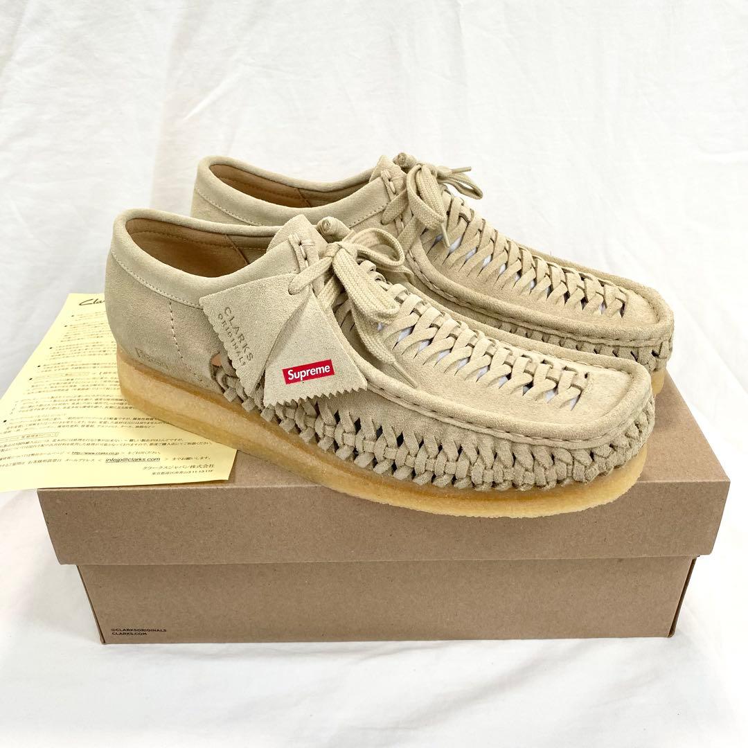 新品未使用✨ Clarks × Supreme Woven Wallabee
