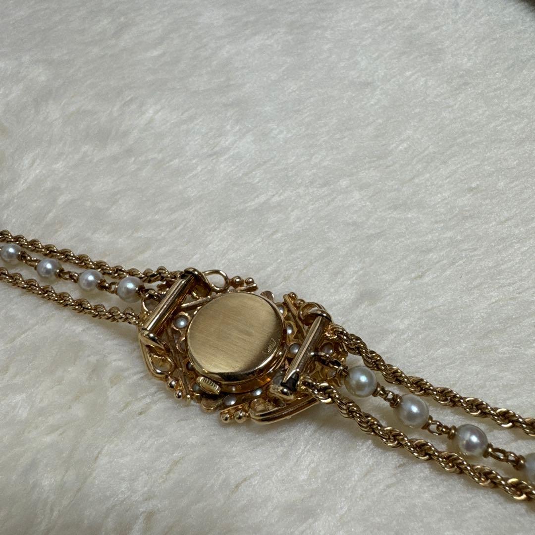 オメガ　レディース　アンティーク　14K 時計