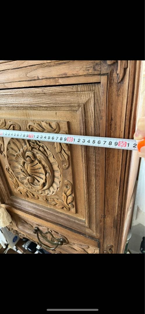【定価税抜35万】キャビネット　フランスアンティーク家具店購入品。ビンテージ