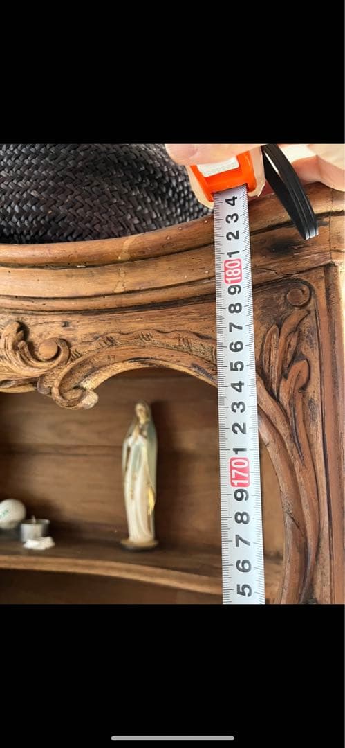 【定価税抜35万】キャビネット　フランスアンティーク家具店購入品。ビンテージ