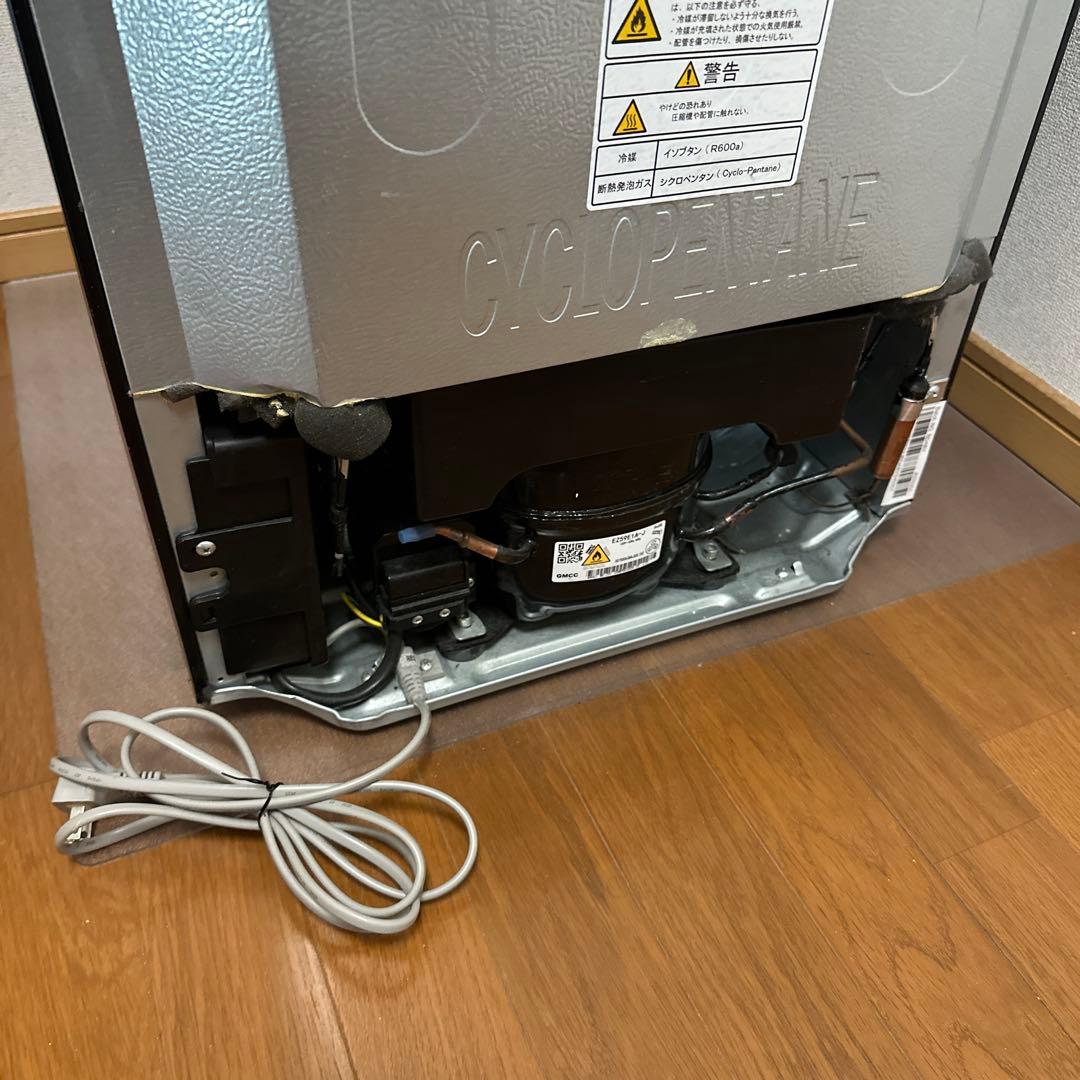 Hisense ブラック冷蔵庫 150L HR-D15CB 2020年製