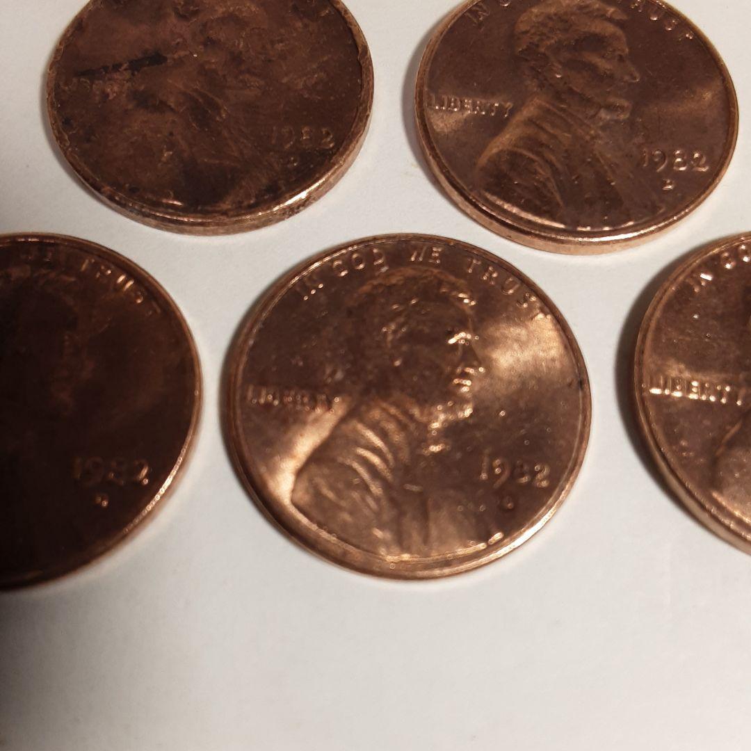 1982年刻印Ｄー1セント硬貨ー2360