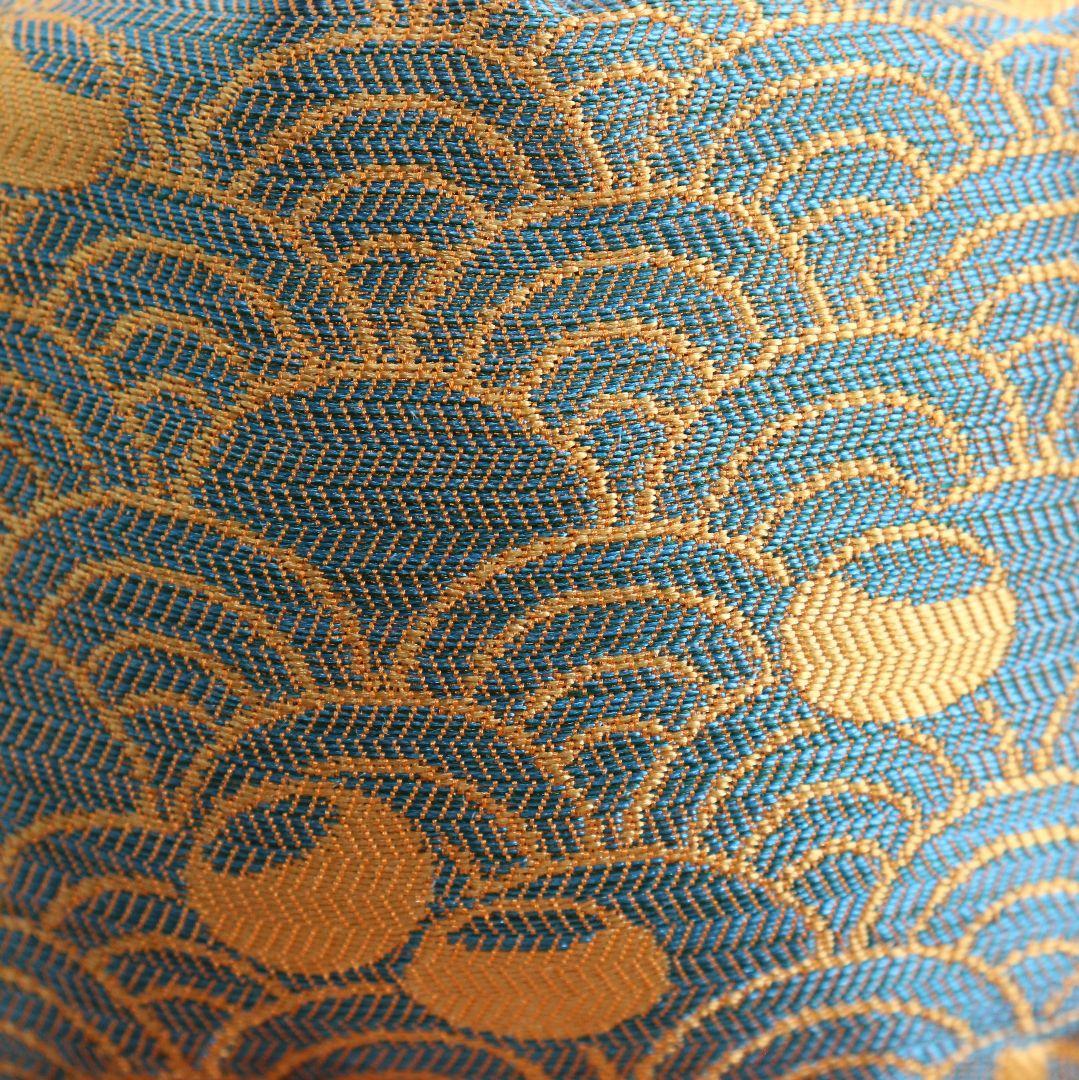 中谷秀斉作 覚々斎好写 老松 薄茶器 壷々青海波仕覆 茶道具　V942