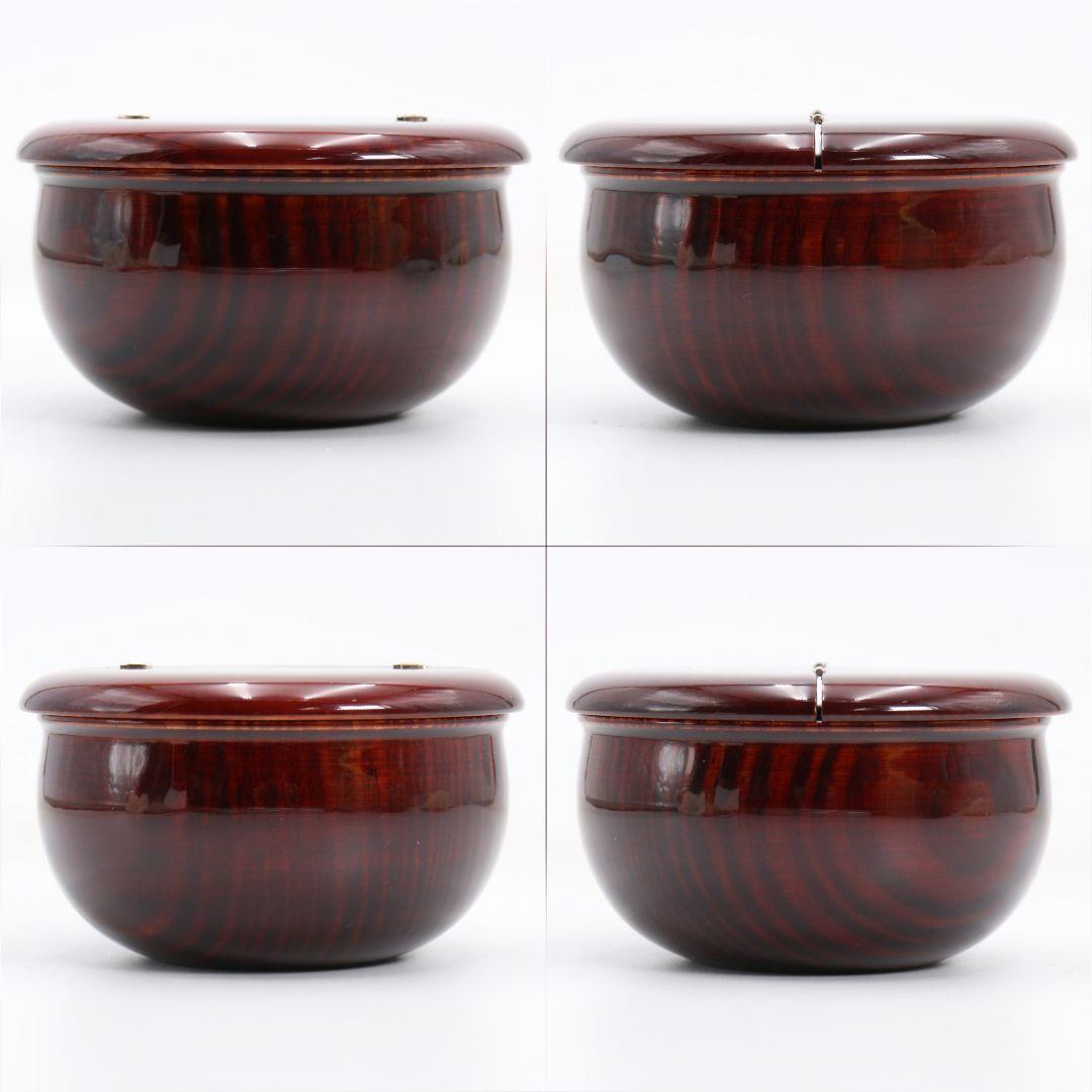 中谷秀斉作 覚々斎好写 老松 薄茶器 壷々青海波仕覆 茶道具　V942