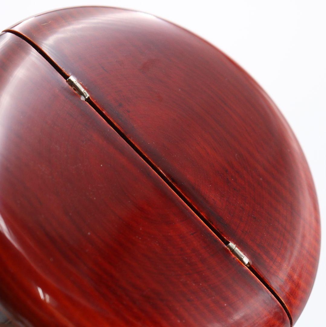 中谷秀斉作 覚々斎好写 老松 薄茶器 壷々青海波仕覆 茶道具　V942