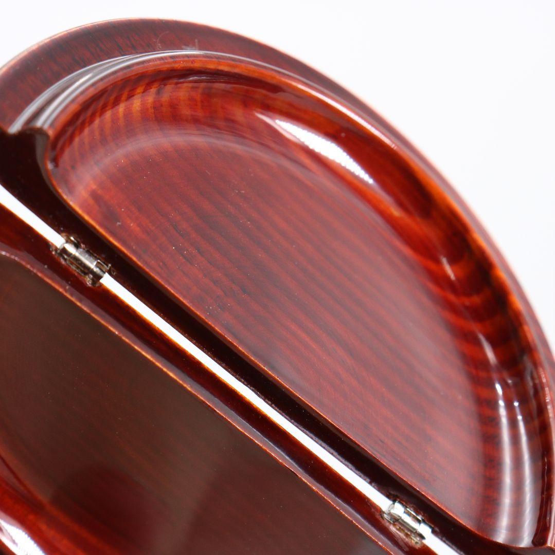 中谷秀斉作 覚々斎好写 老松 薄茶器 壷々青海波仕覆 茶道具　V942